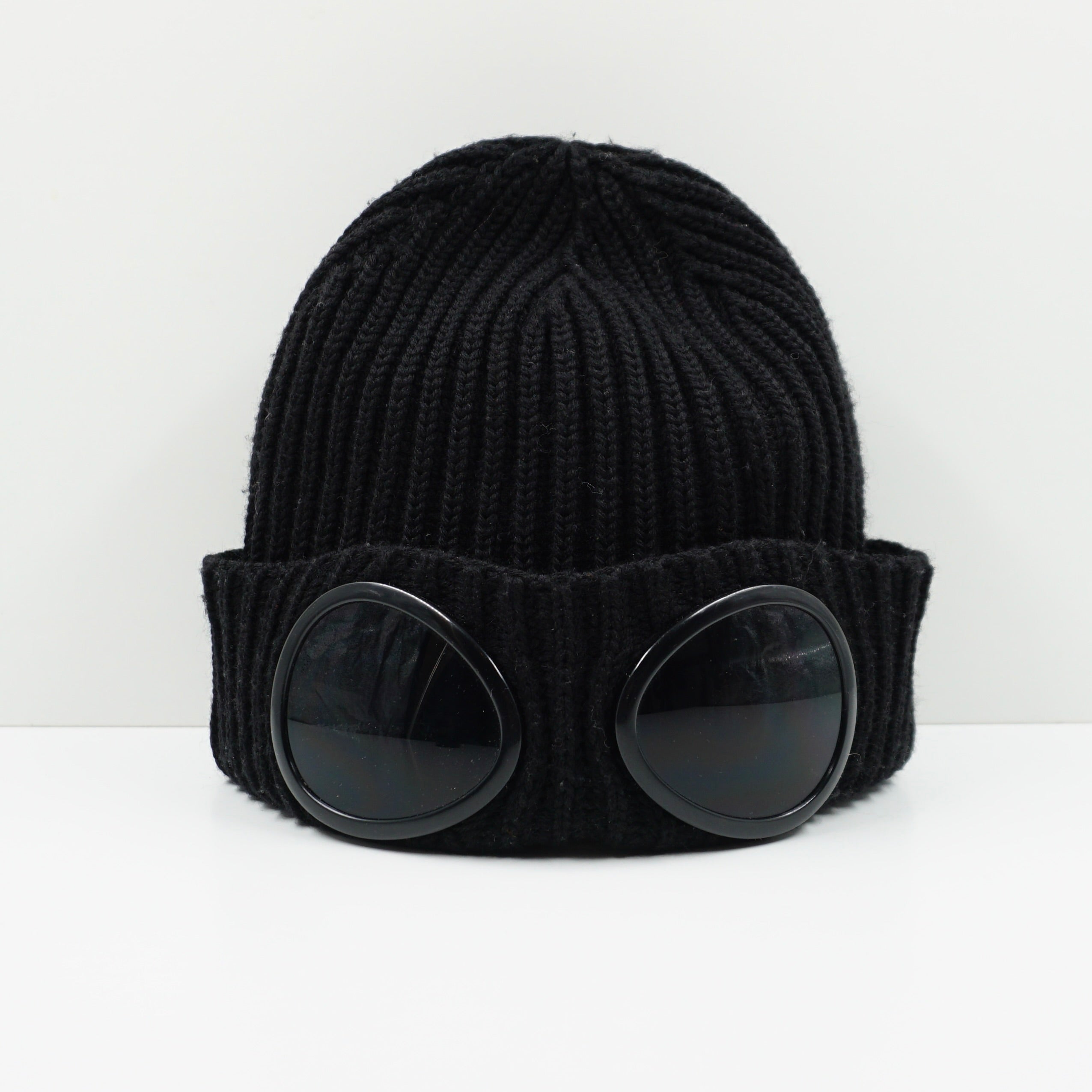 CP Company Googles Beanie Black