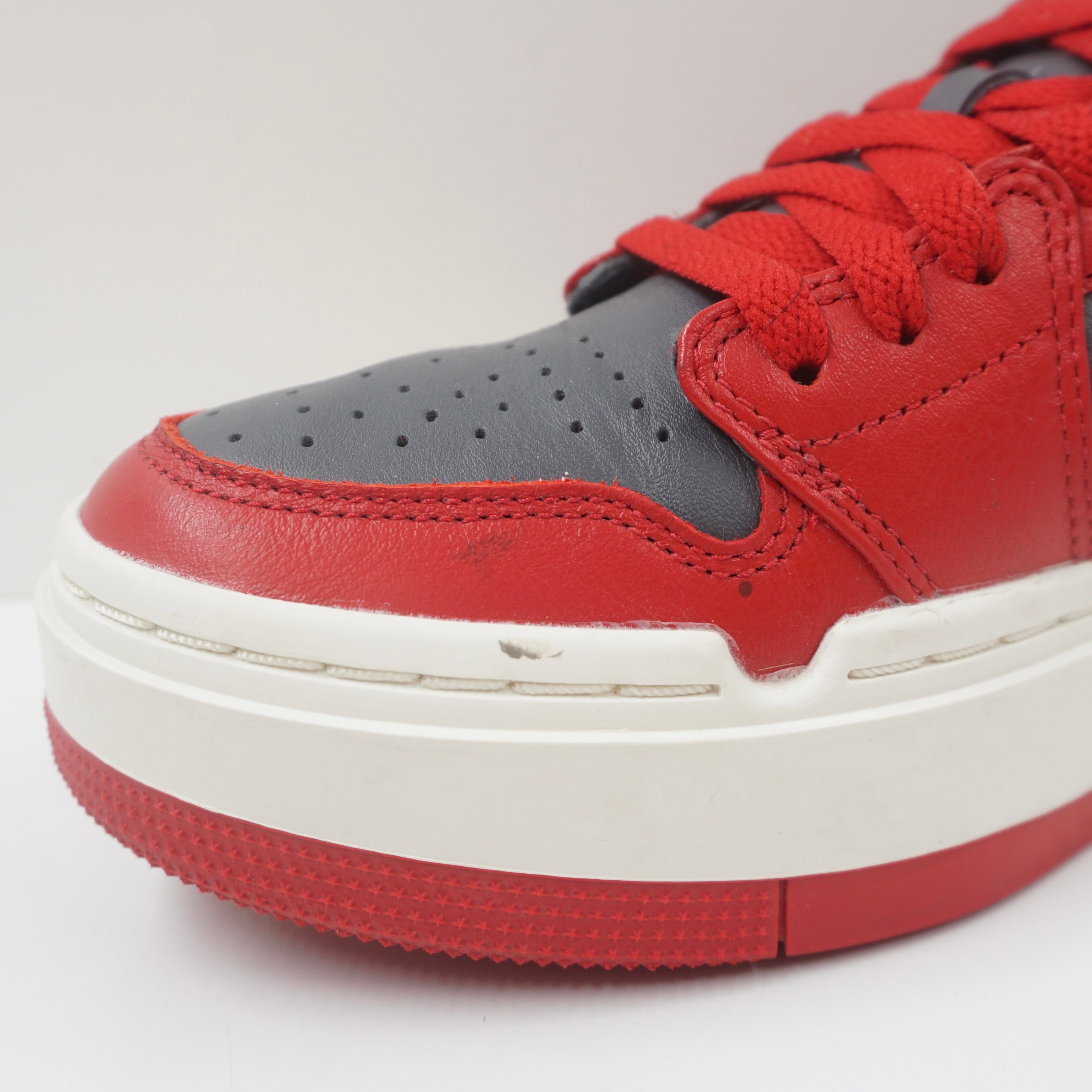 Jordan 1 Elevate Low Dark Grey Varsity Red (W)