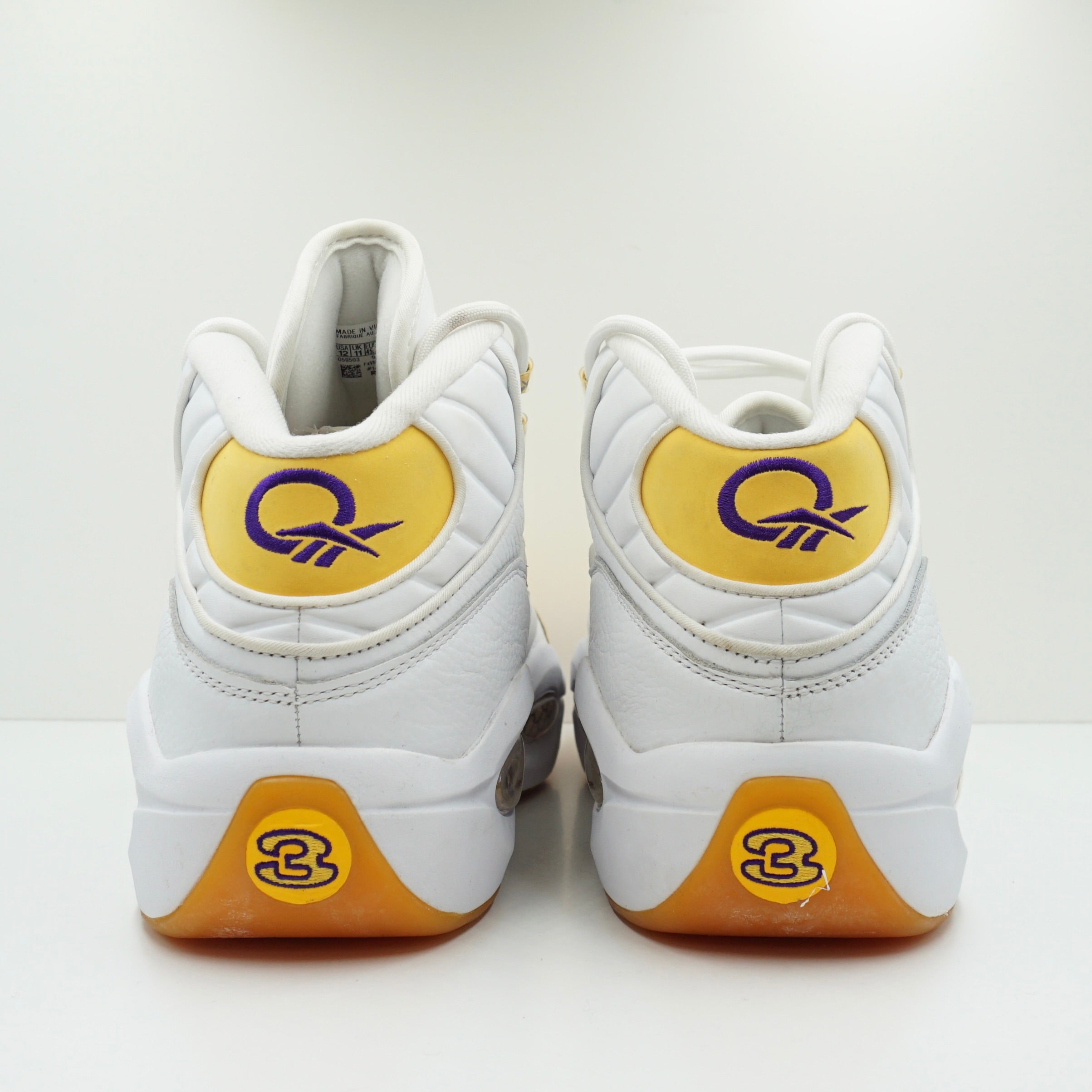 Reebok Question Mid Yellow Toe