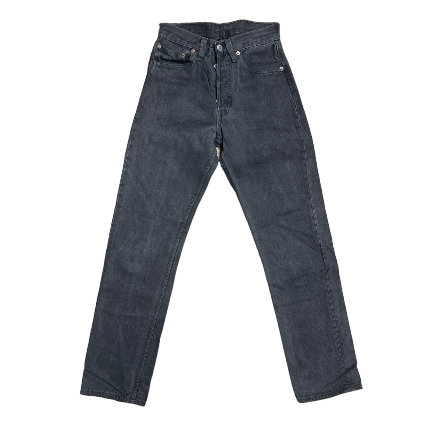 Vintage Levis 501 Grey Jeans (W26/L30)