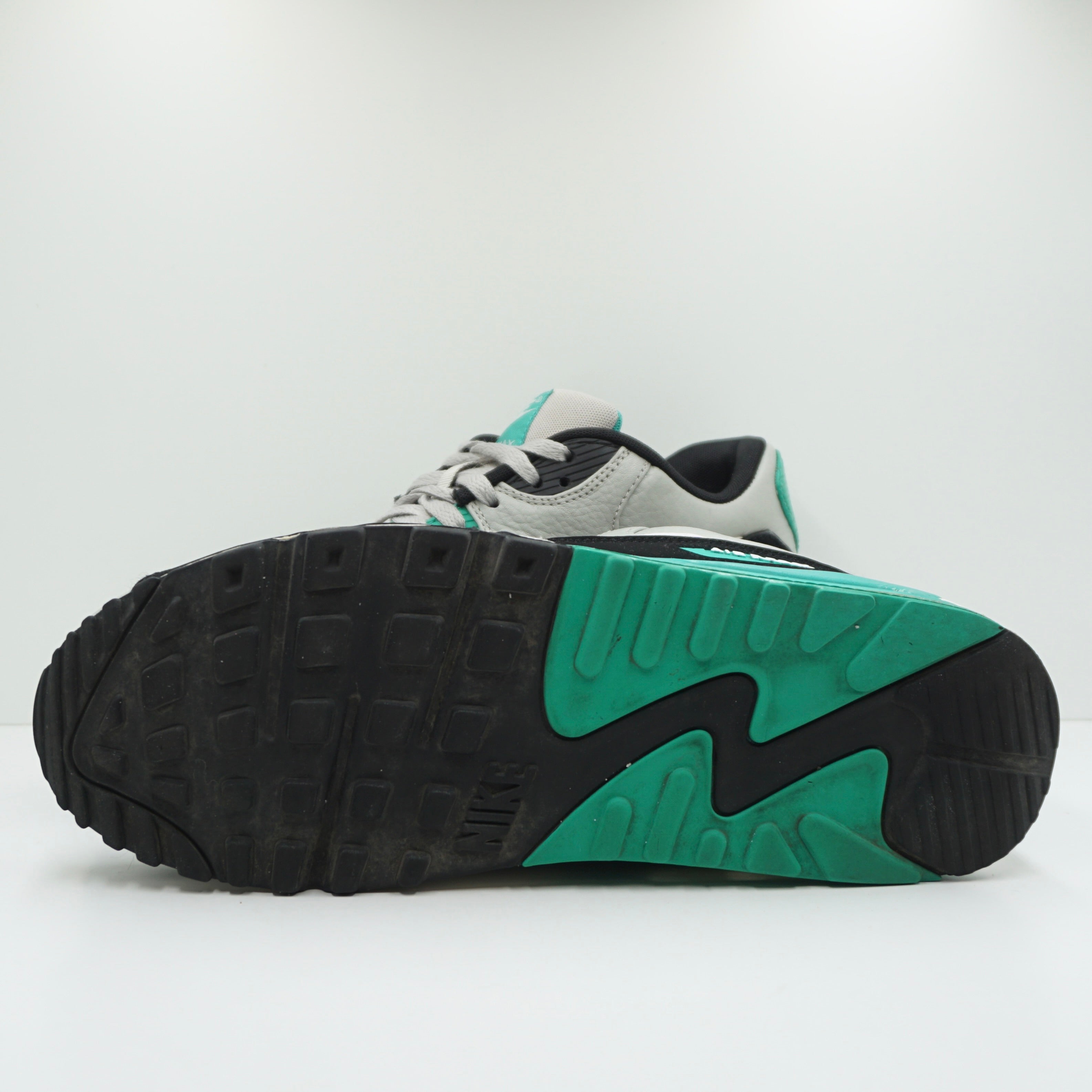 Nike Air Max 90 Leather Grey Green