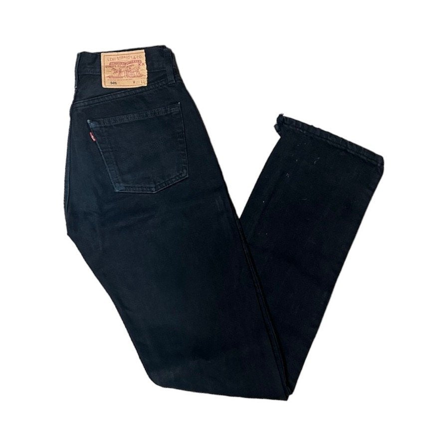 Vintage Levis 501 Navy/Black Jeans (W27/L34)