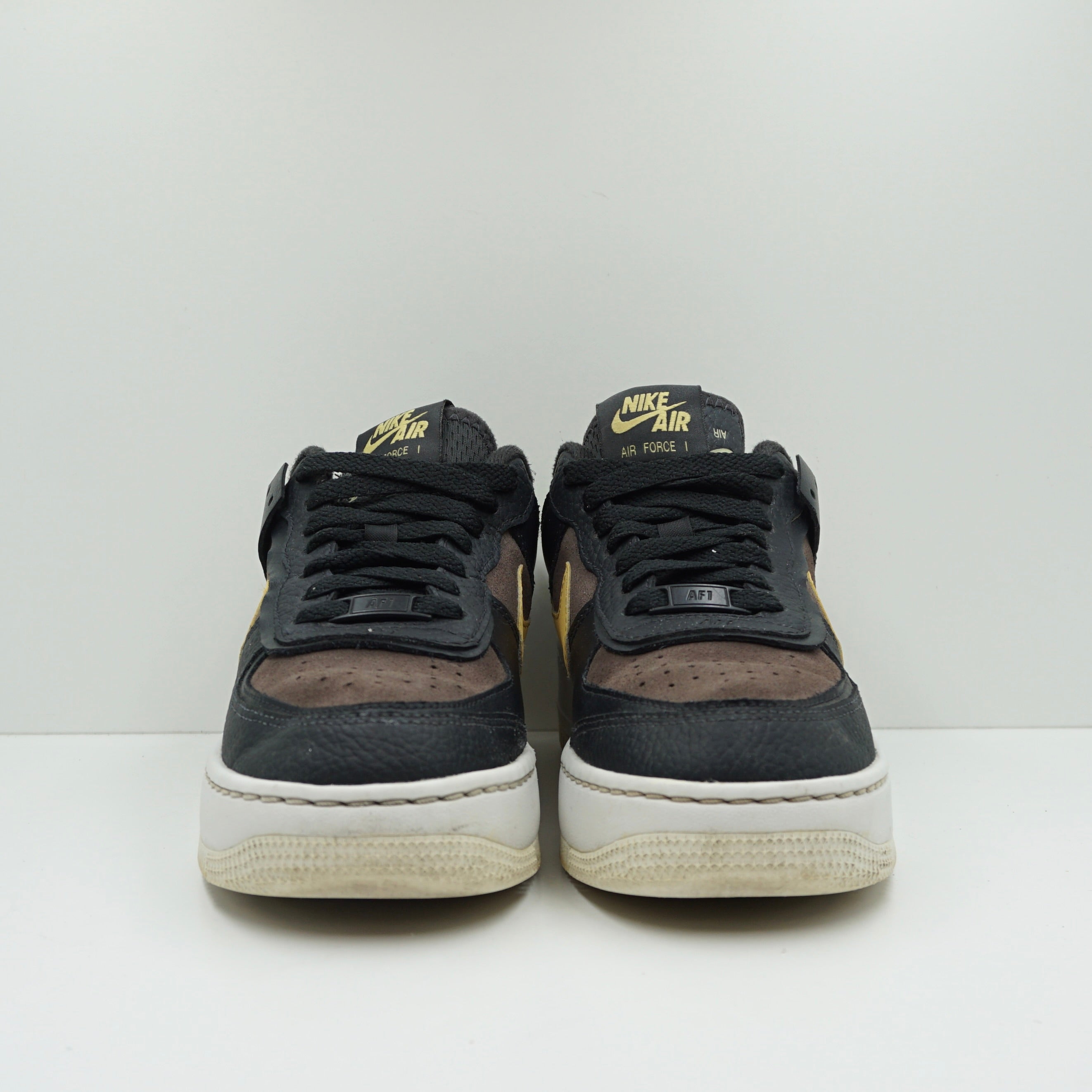 Nike Air Force 1 Shadow Off Noir Saturn Gold (W)