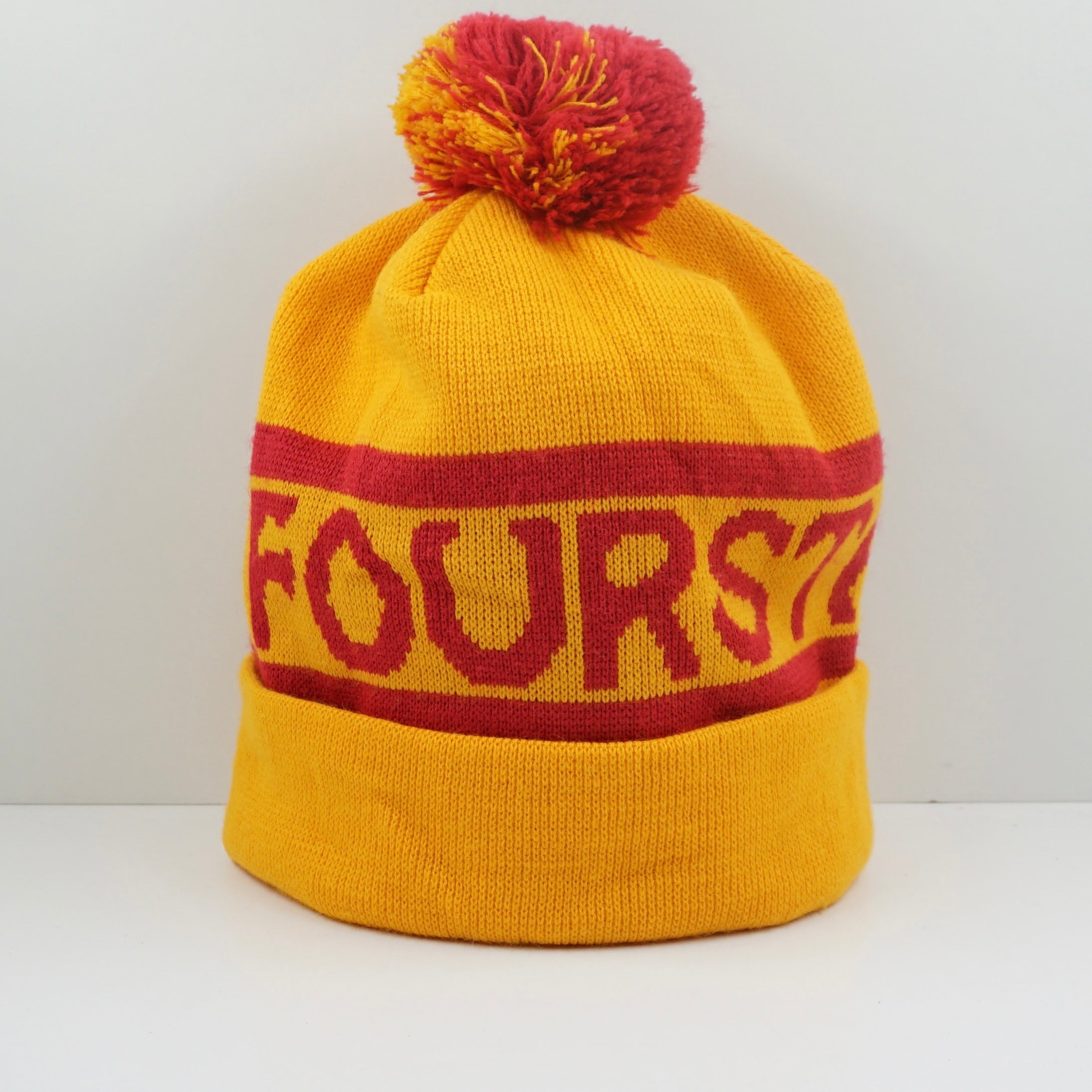 Fourstar Pom Yellow Beanie