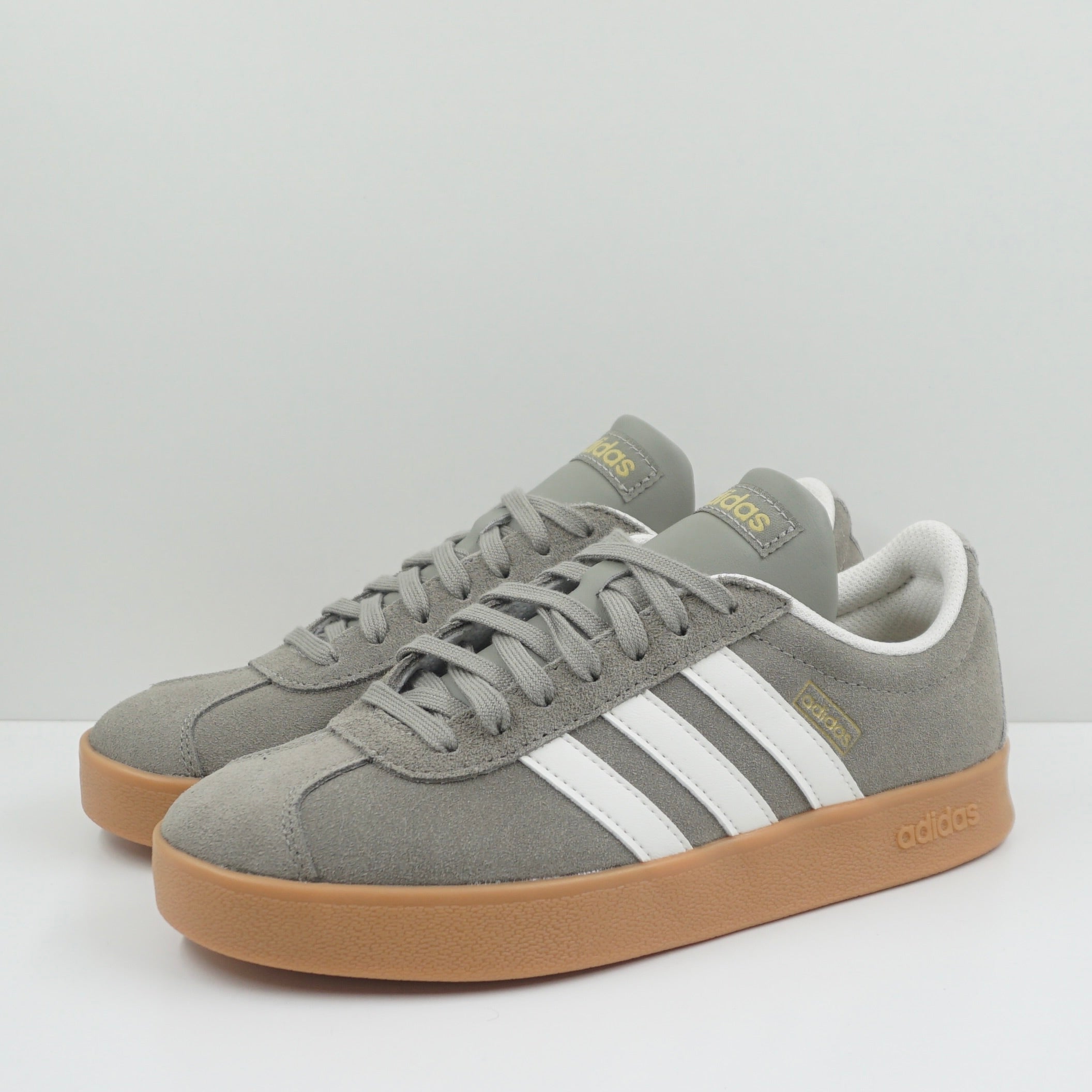 Adidas VL Court 2.0 Silver Pebble Off White Gold Metallic