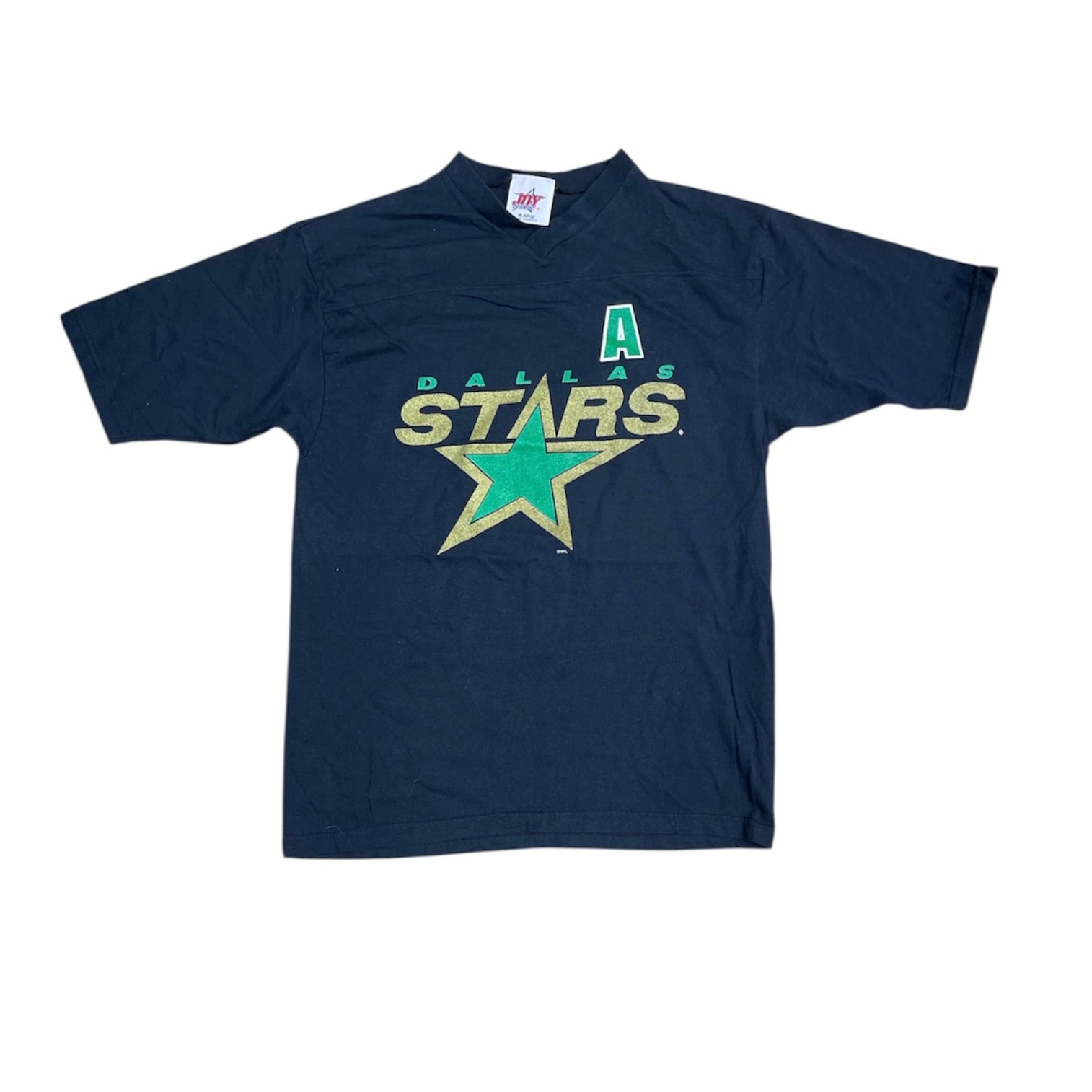 Joy Athletic Dallas Stars Modano #9 NHL Black Tshirt (Youth)
