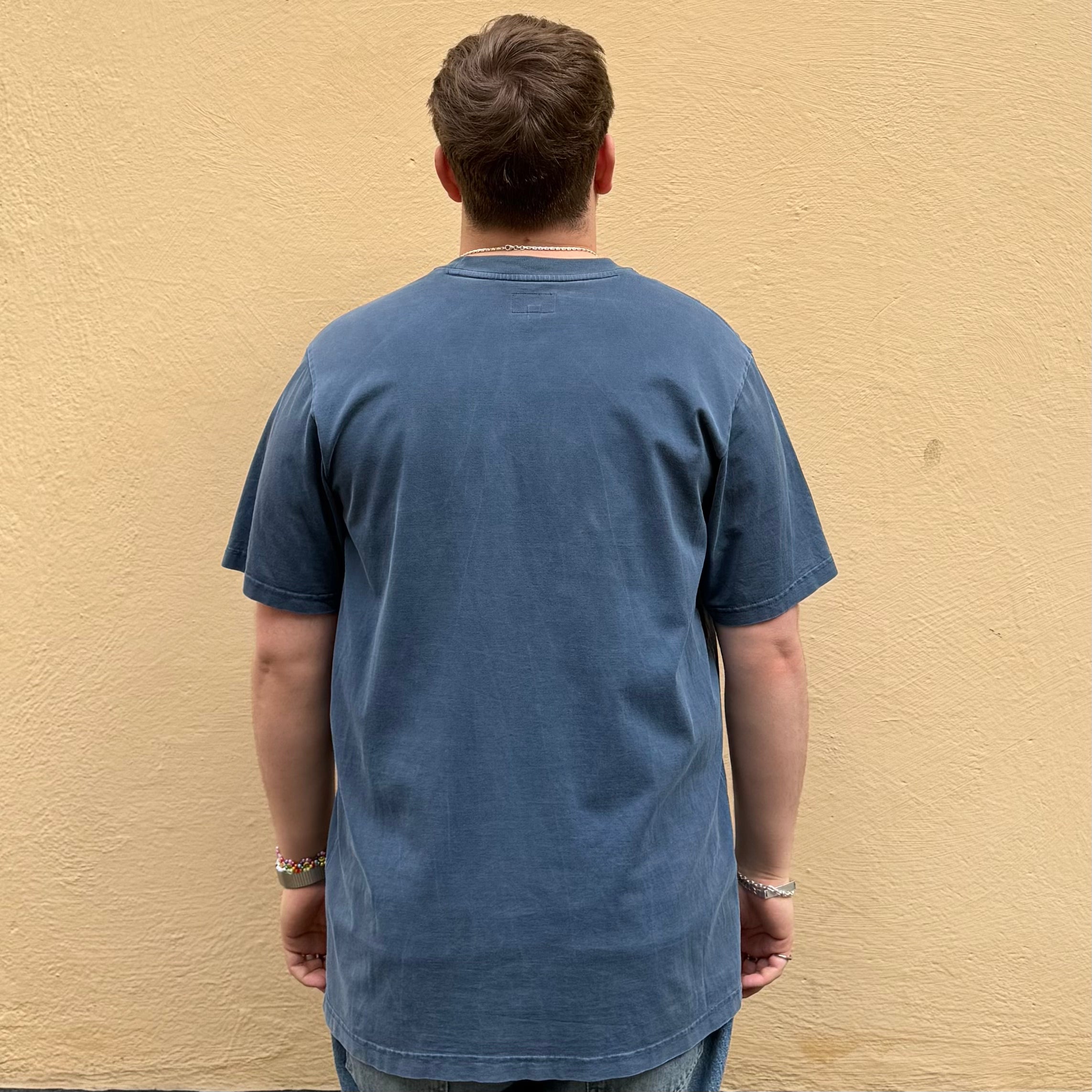 Supreme SS19 Overdye Pocket Navy Tshirt