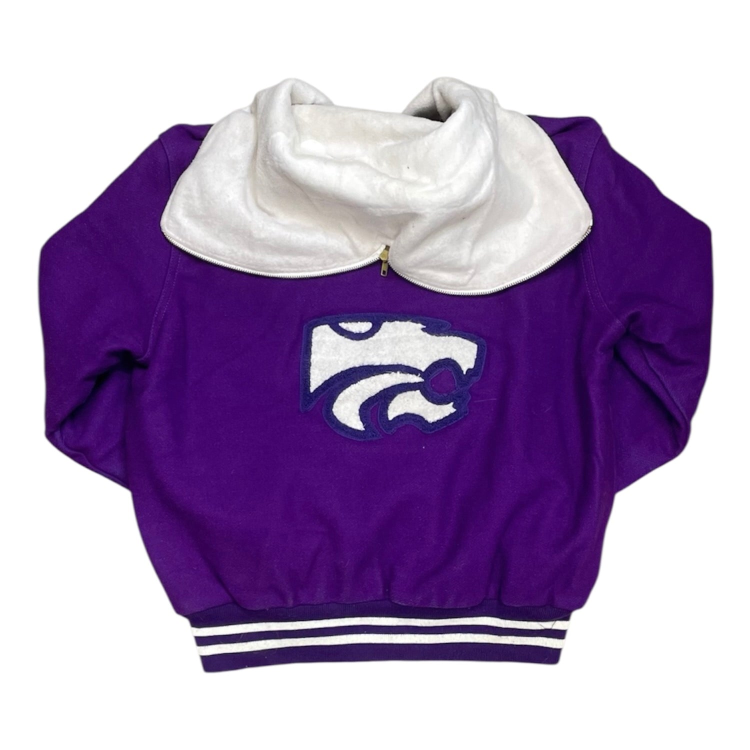 The Original Holloway Arvada West High School Purple White Varsity Jacket