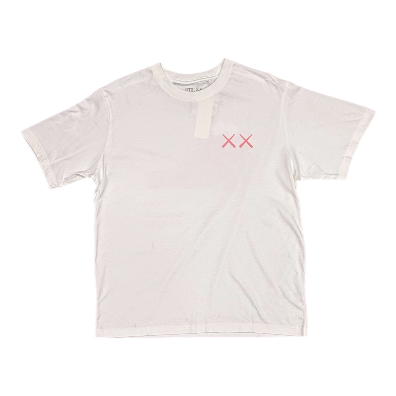 KAWS x Uniqlo UT Short Sleeve White Pink Graphic Tshirt