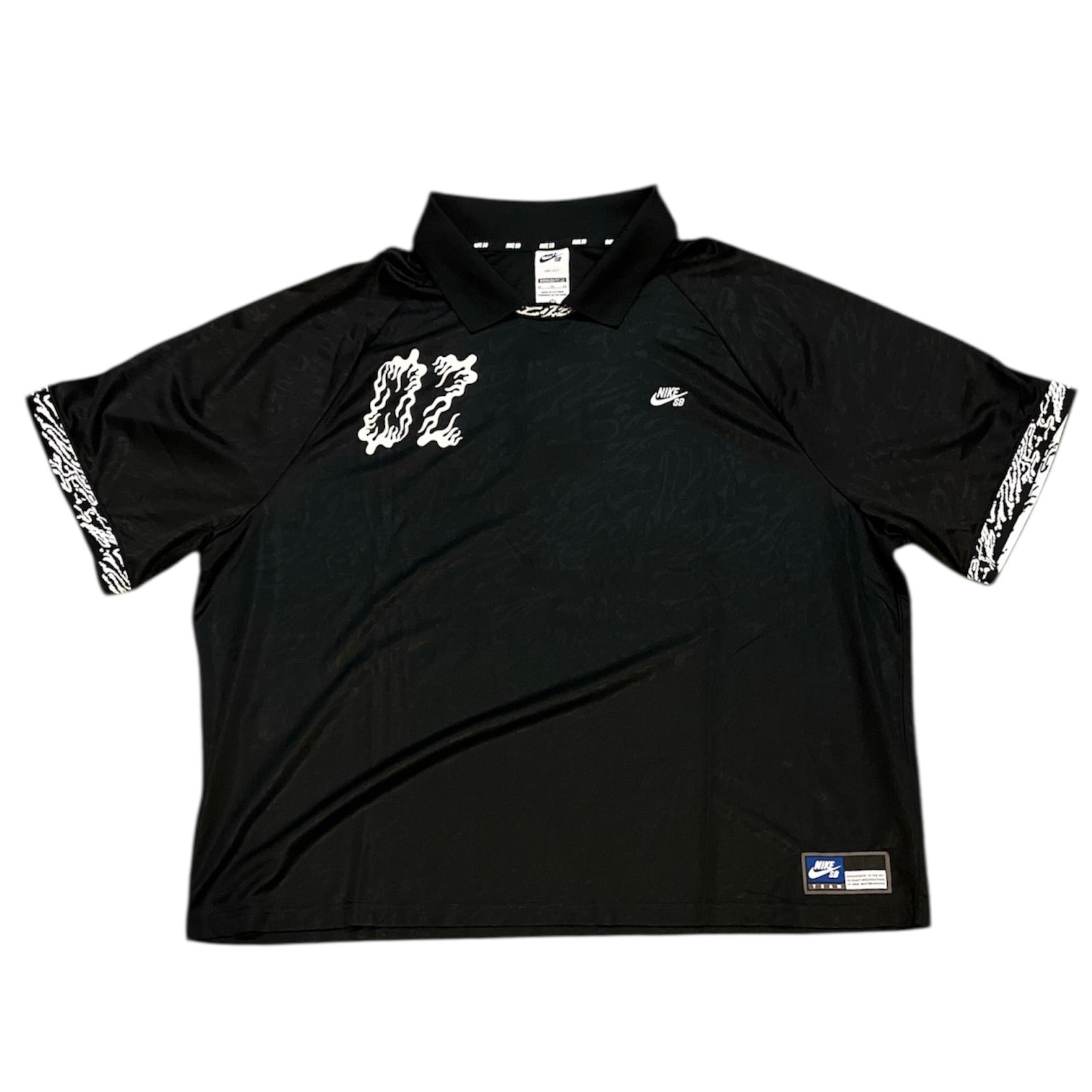 Nike SB Dri-Fit Jacquard Black Skate Jersey