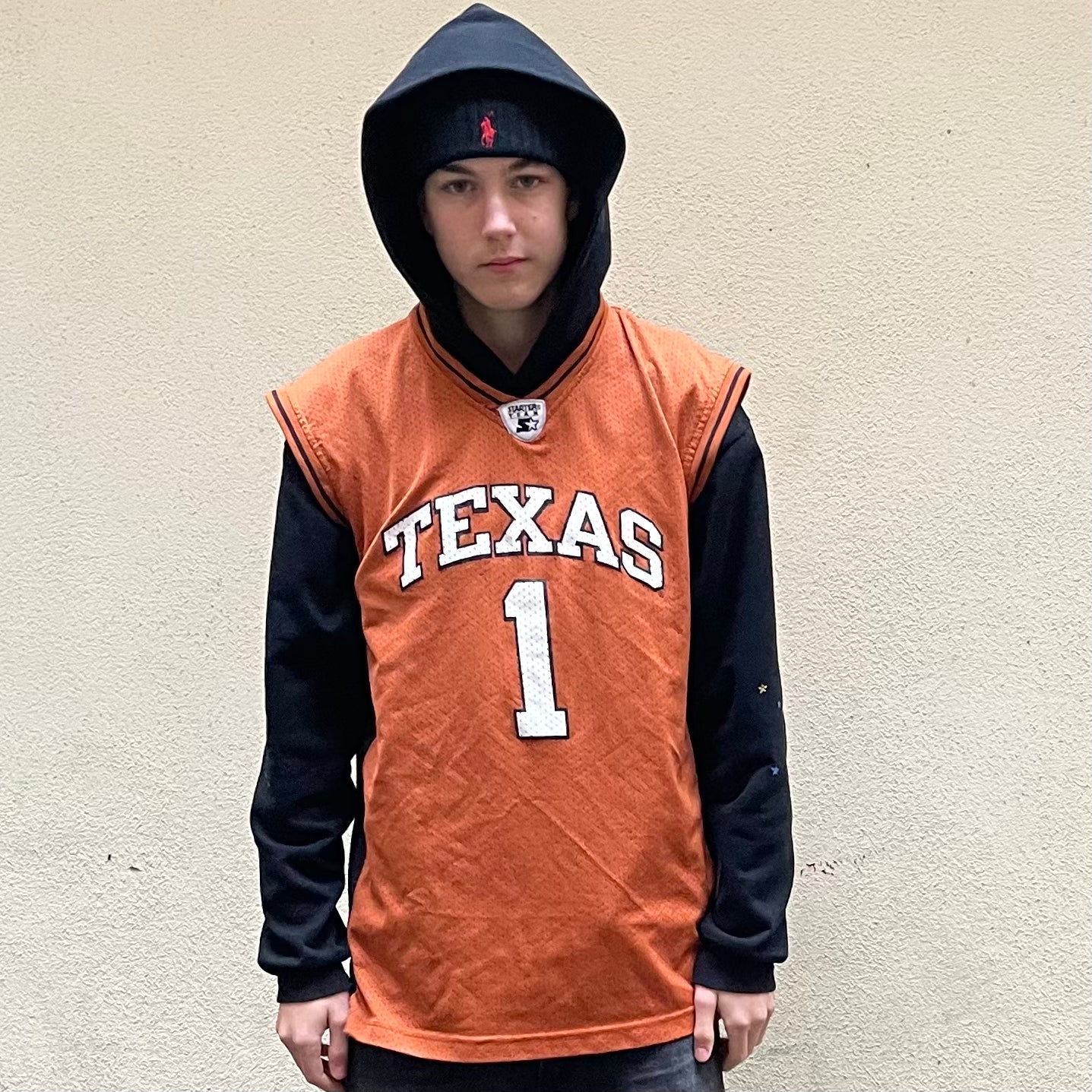 Starter Texas Longhorn #1 NCAA Basketball Jersey