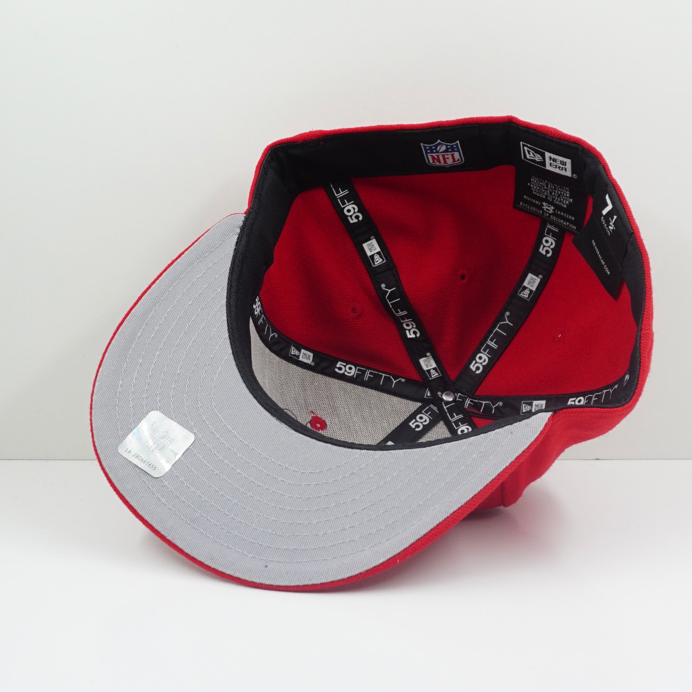 New Era Houston Texans Red Fitted Cap