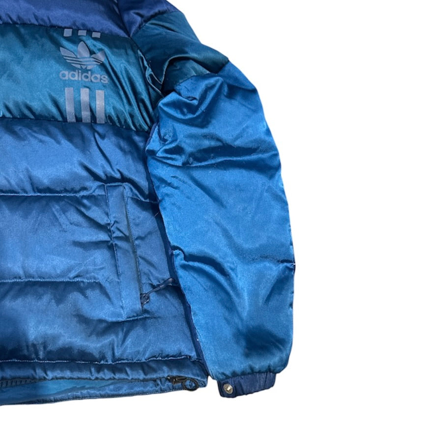 Adidas Originals Down Blue Shimmer Puffer Jacket (W)