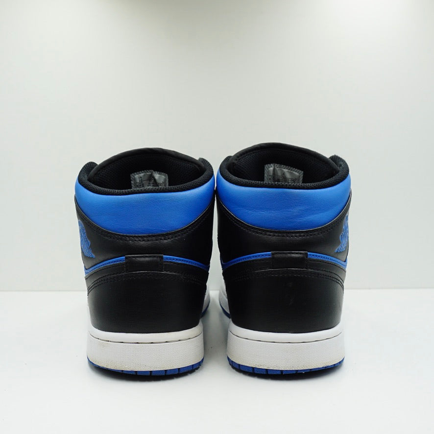 Jordan 1 Mid Black Royal Blue