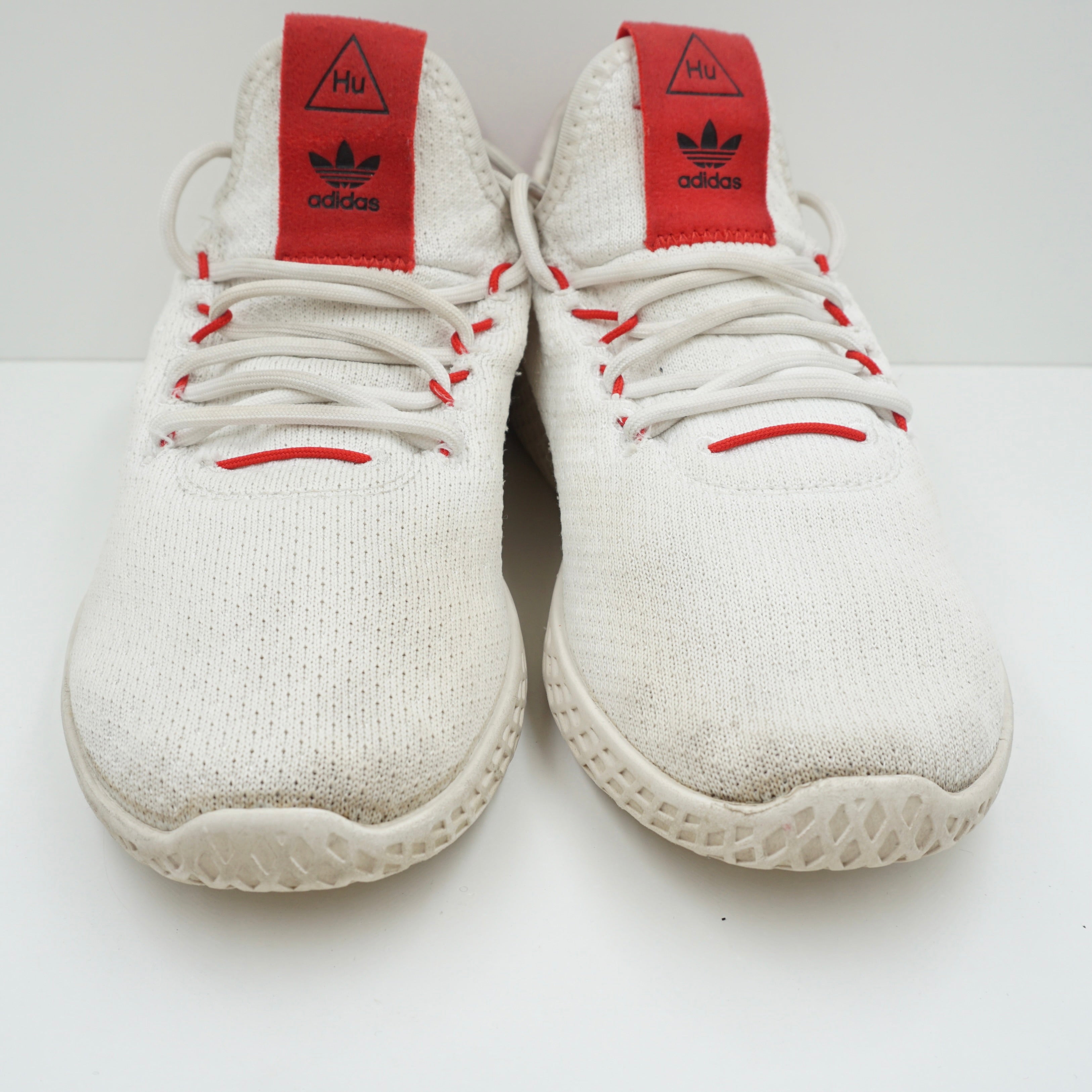 Adidas Tennis Hu Pharrell White Scarlet