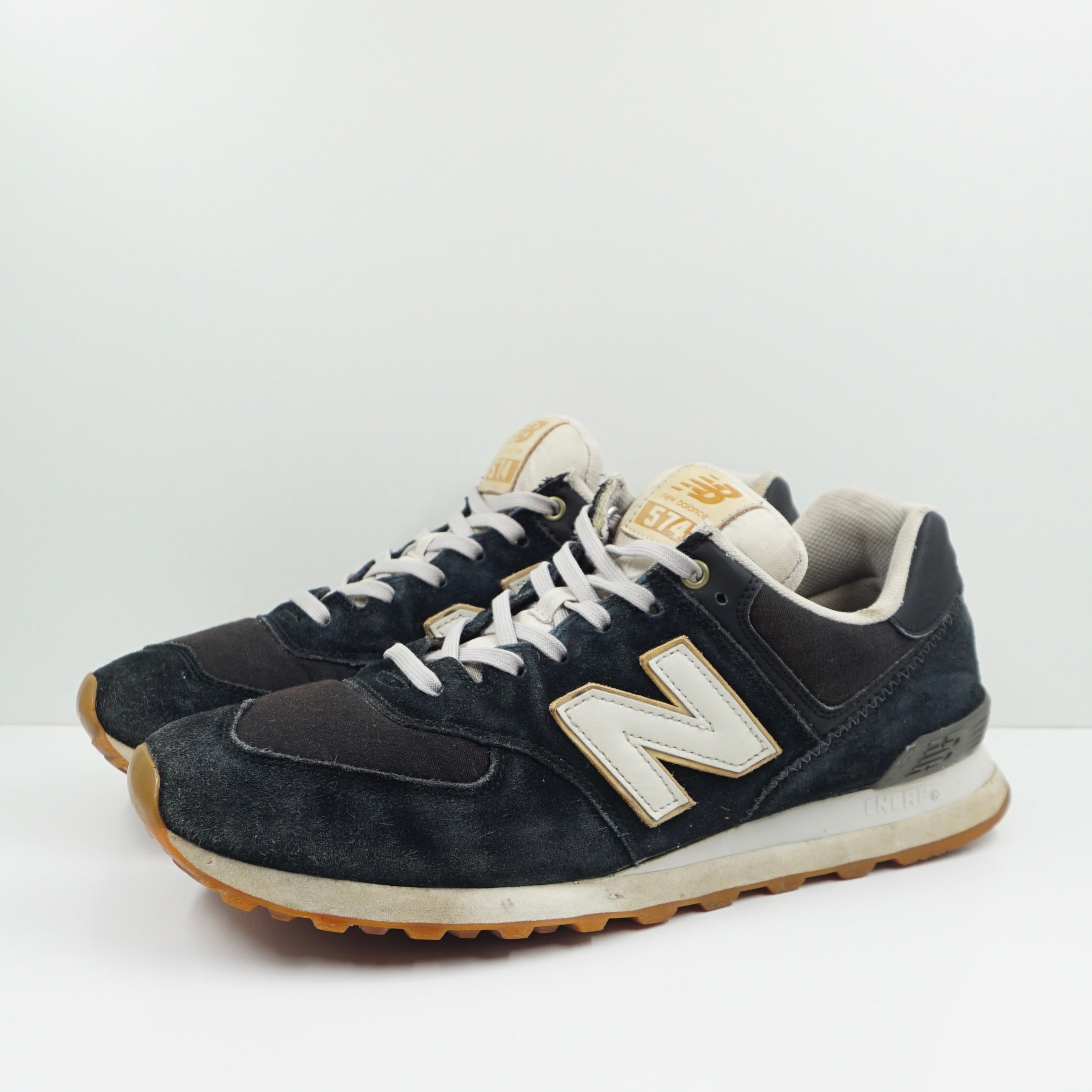 New Balance ML574OUA Black Suede