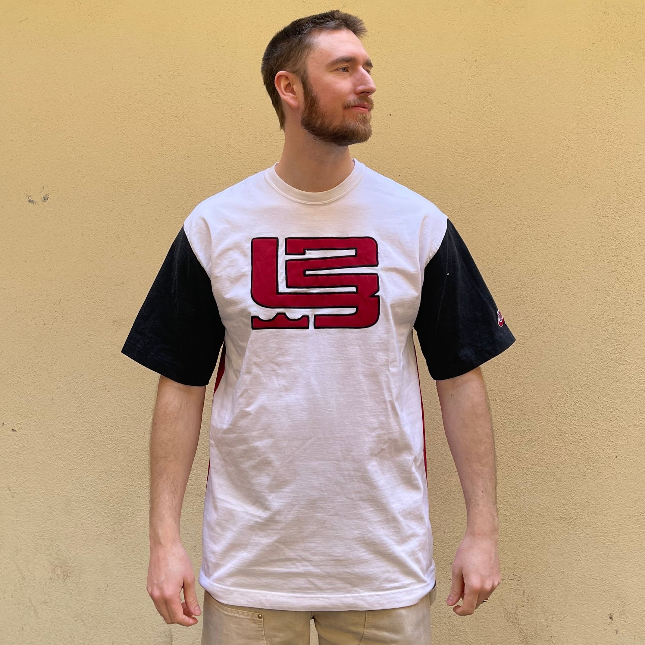 Nike Lebron White Red Tshirt