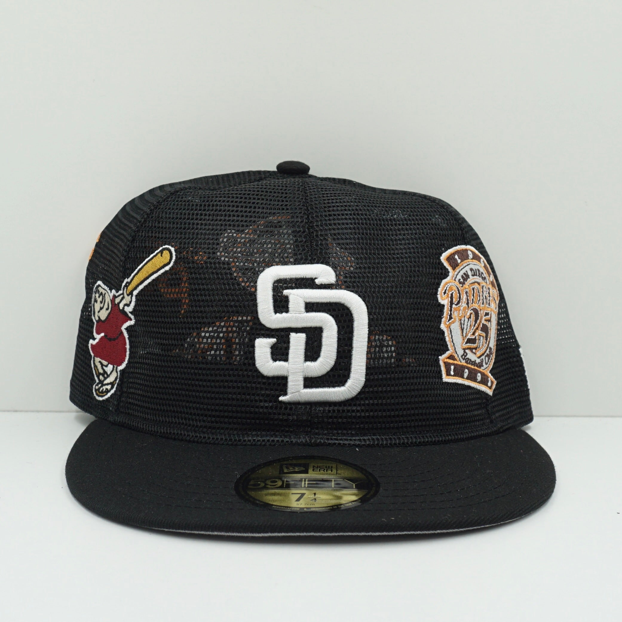 New Era Cooperstown San Diego Padres Full Mesh Multi Logo Fitted Cap