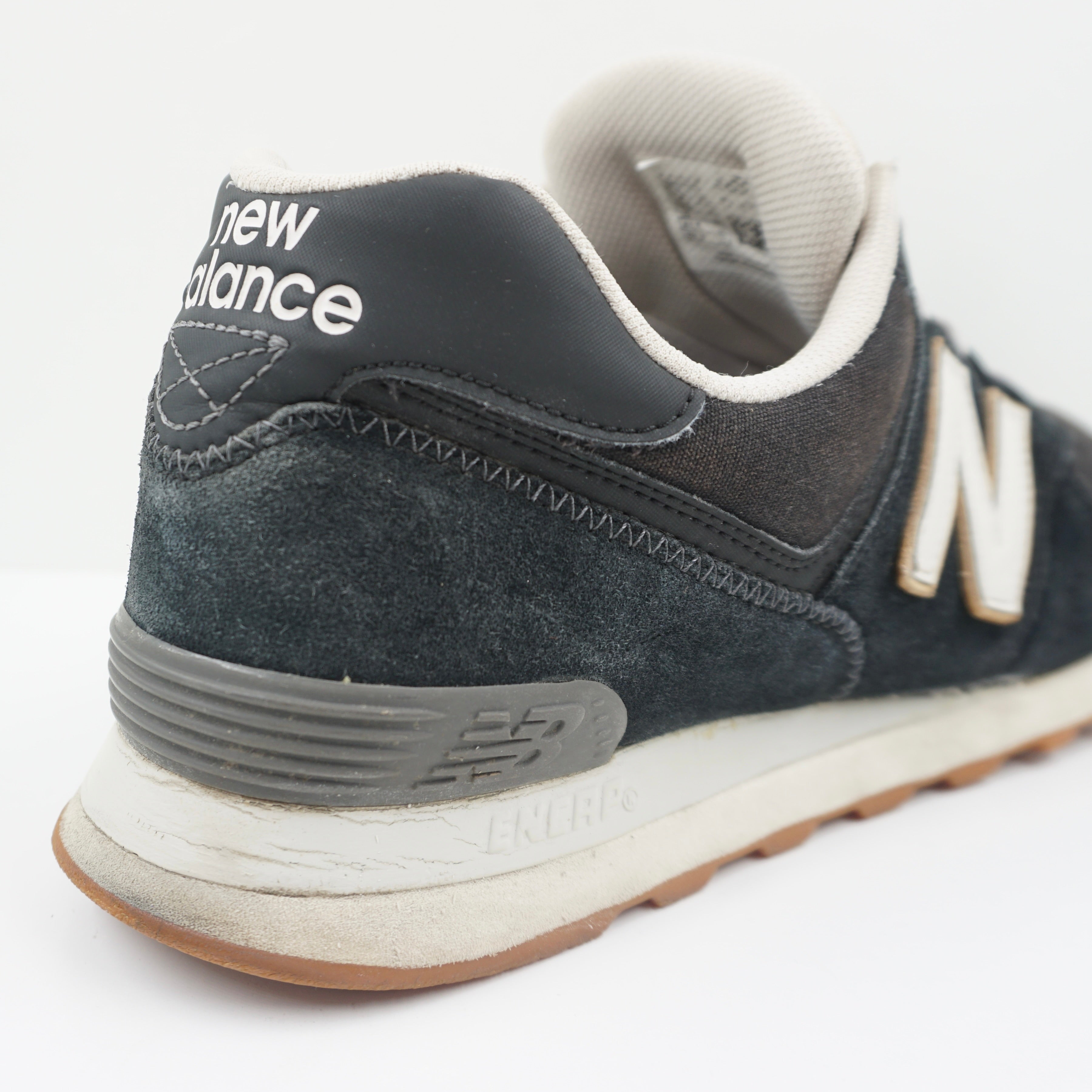 New Balance ML574OUA Black Suede