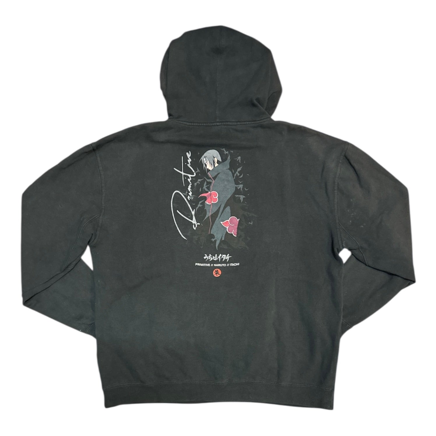 Primitive x Naruto Itachi Warning Black Hoodie