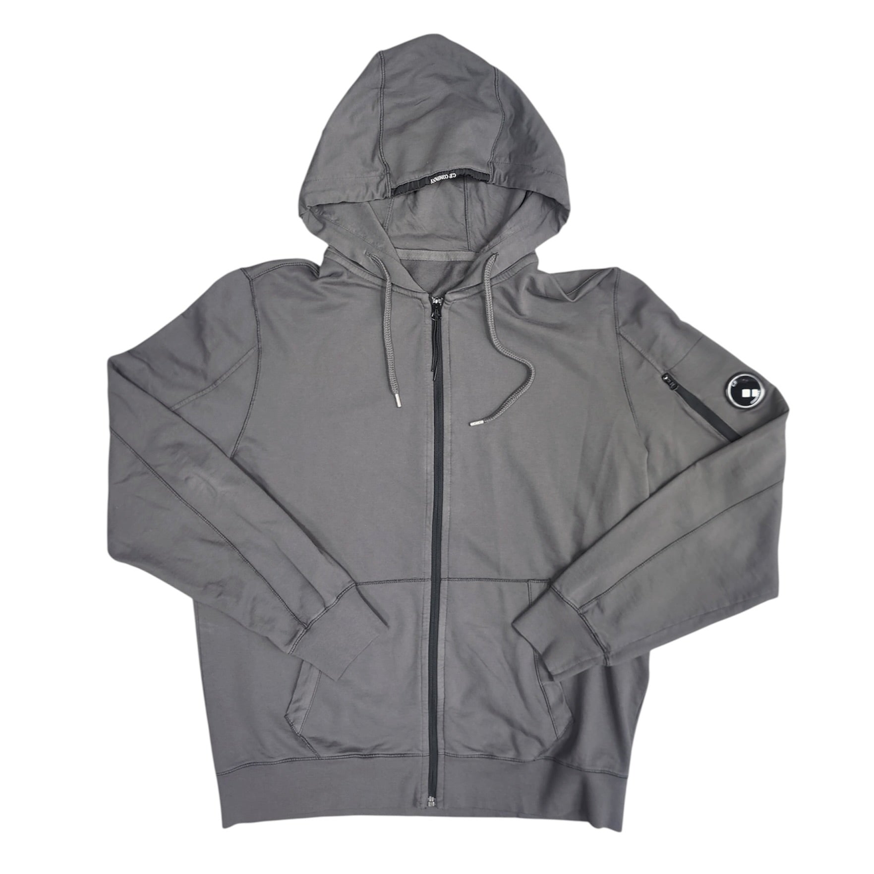 C.P. Company Grey Full Zip Hoodie