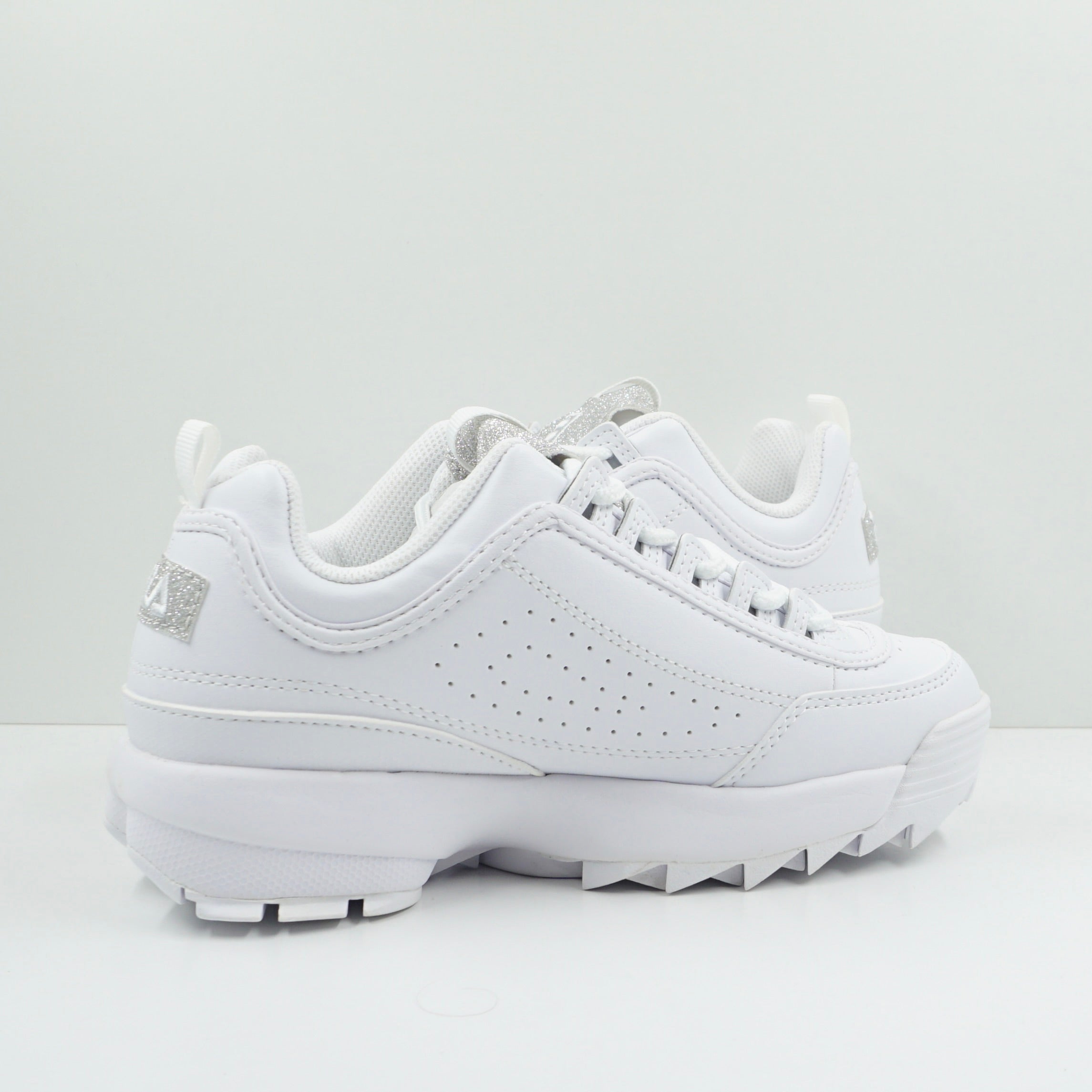 Fila Disruptor White Silver Glitter