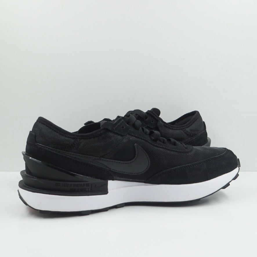 Nike Waffle One Black White Orange Black (GS)