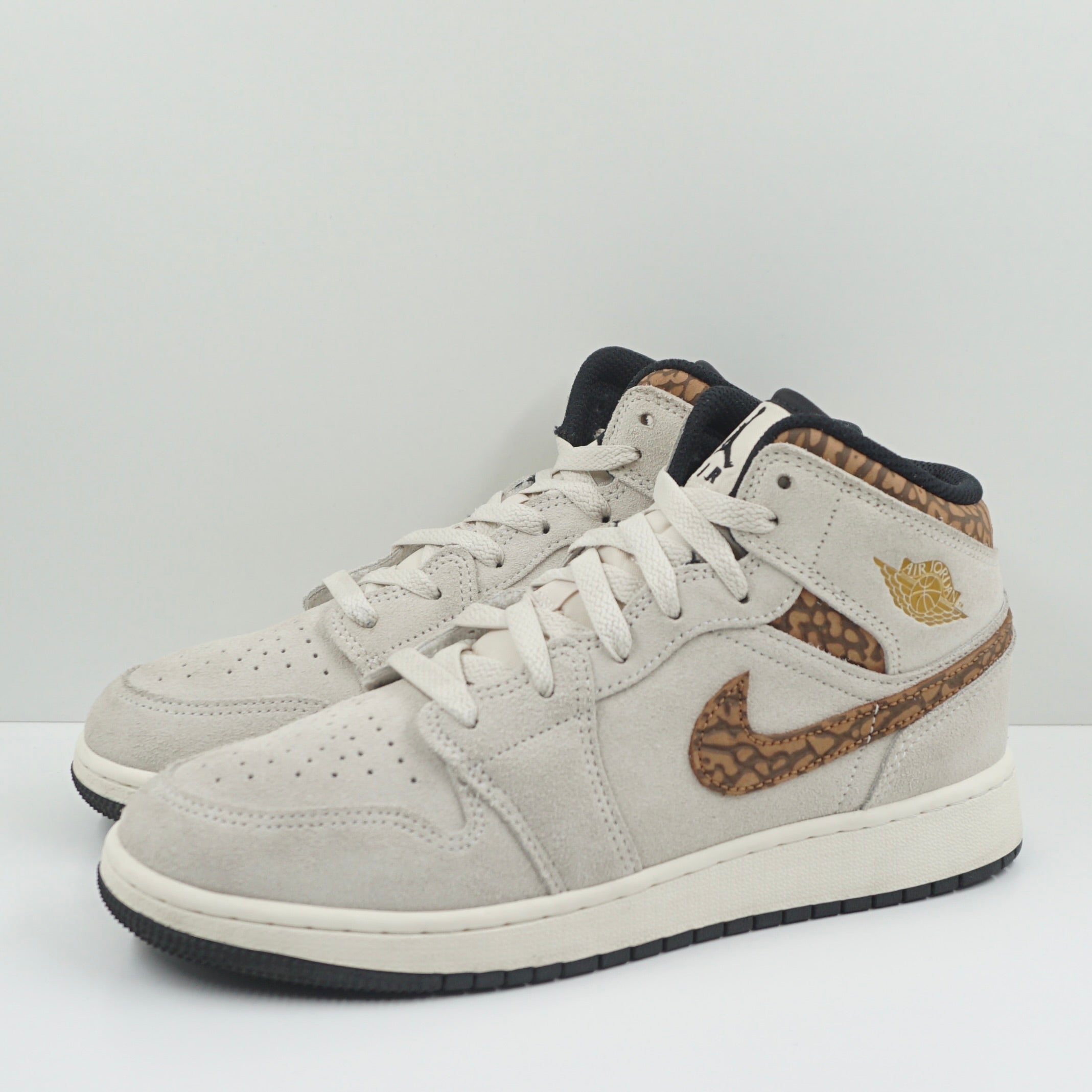 Jordan 1 Mid SE Brown Elephant (GS)