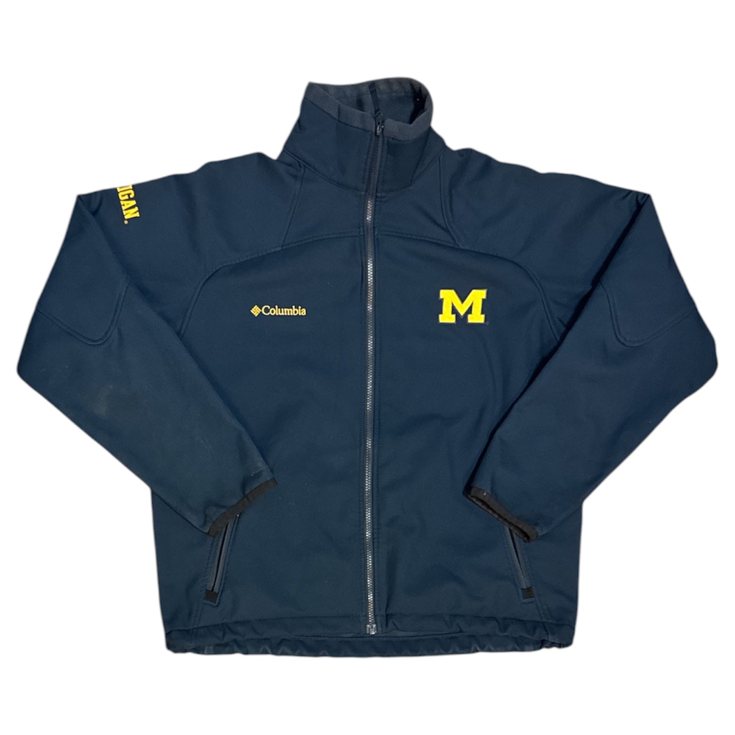 Columbia Michigan Navy Shell Jacket