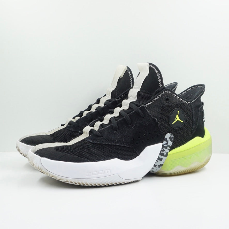 Jordan React Elevation Black Light Smoke Grey Volt White