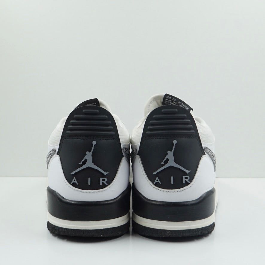 Jordan Legacy 312 Low White Black Elephant Swoosh