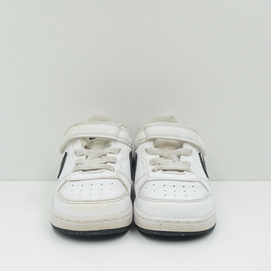 Nike Court Borough Low Recraft White Black Swoosh (TD)