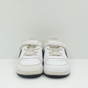 Nike Court Borough Low Recraft White Black Swoosh (TD)