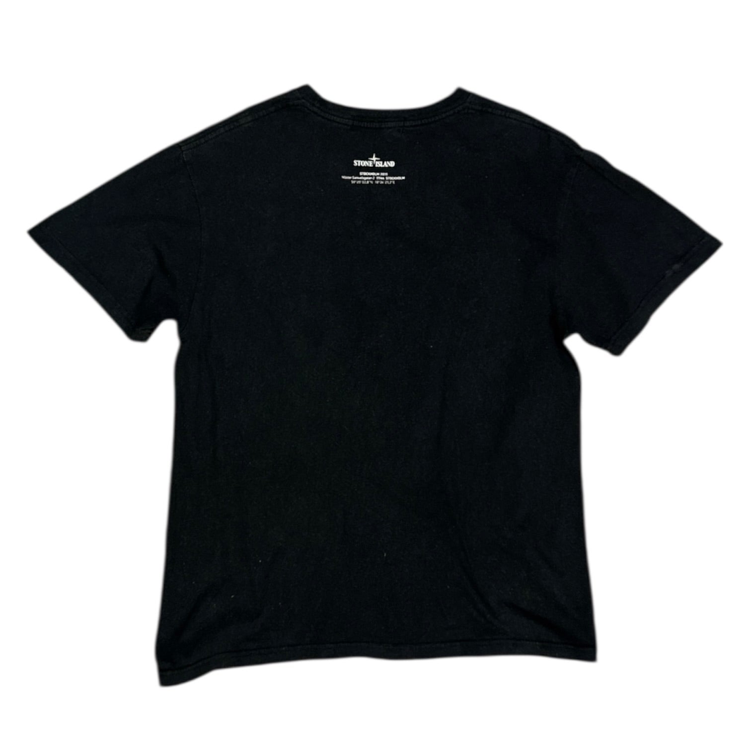Stone Island 2015 Promotional Stockholm Store Opening Black Tshirt