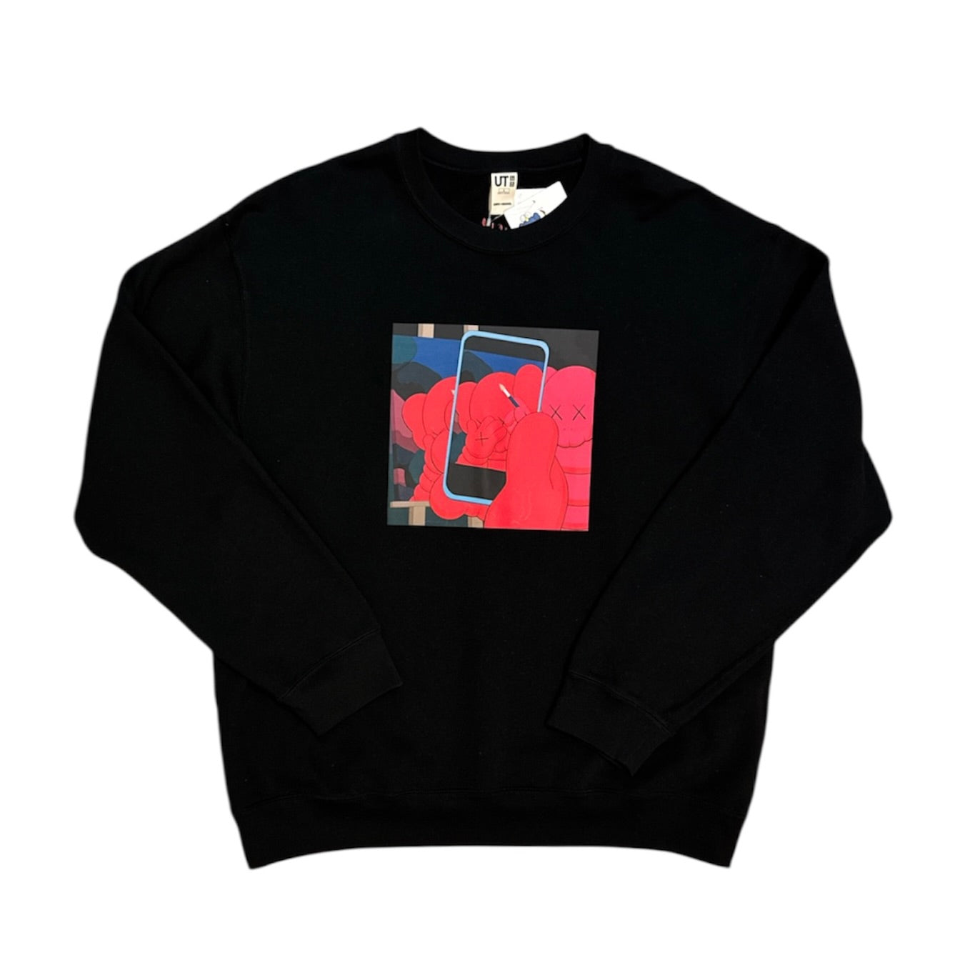 Uniqlo x Kaws x Andy Warhol Black Crewneck