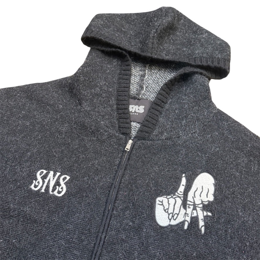 Sneakersnstuff x Estevan Oriol Knitted Cardigan Hoodie