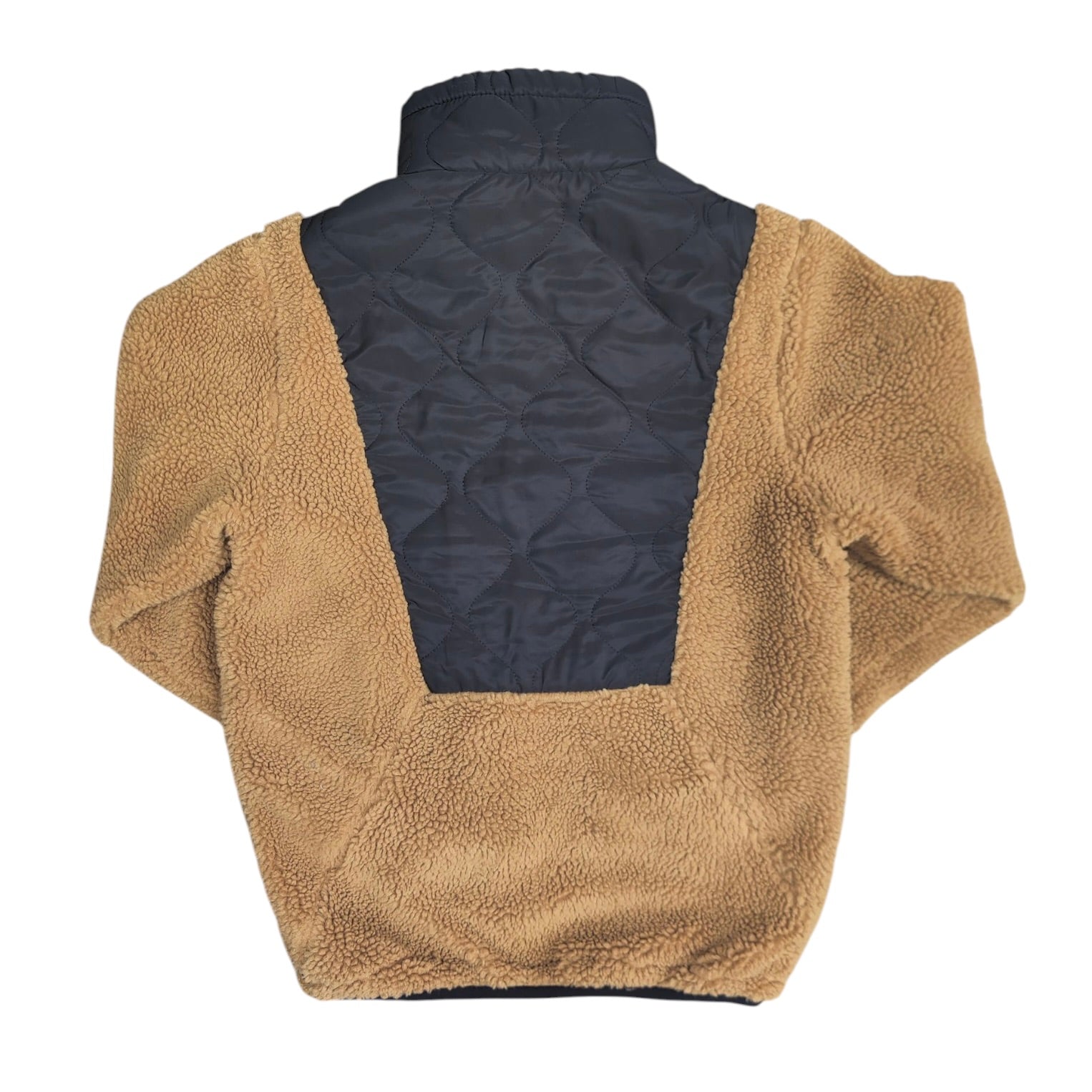 Karl Kani Beige Black Sherpa Jacket
