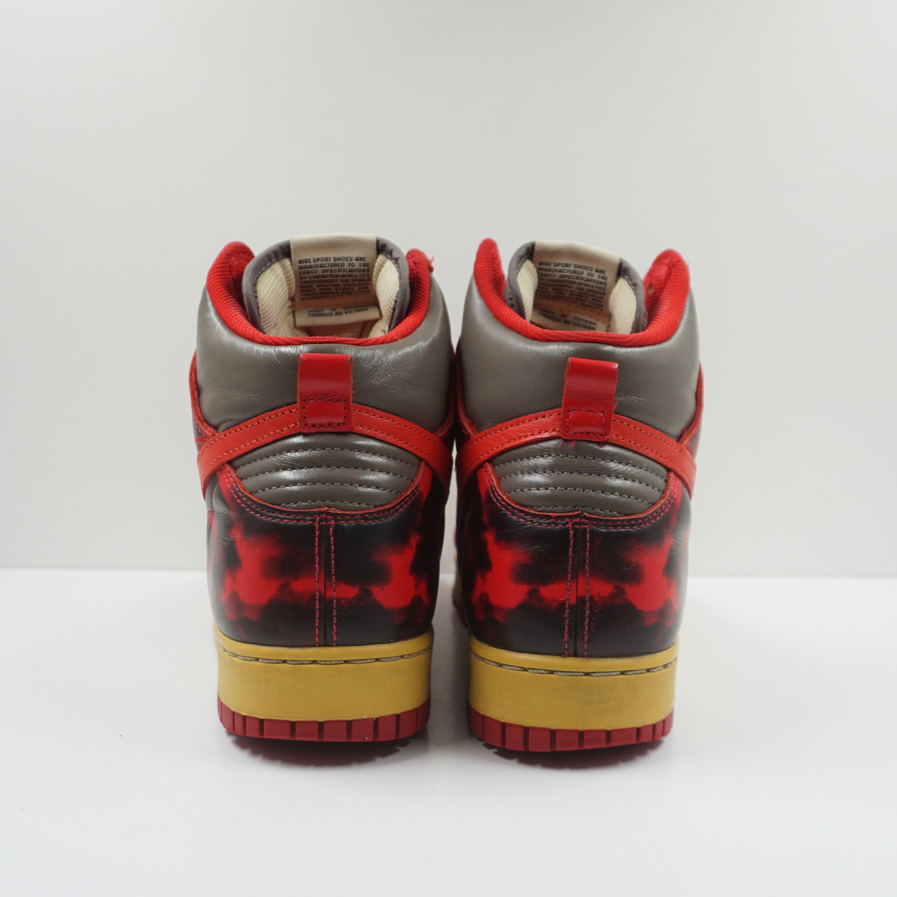 Nike Dunk High 1985 Red Acid Wash