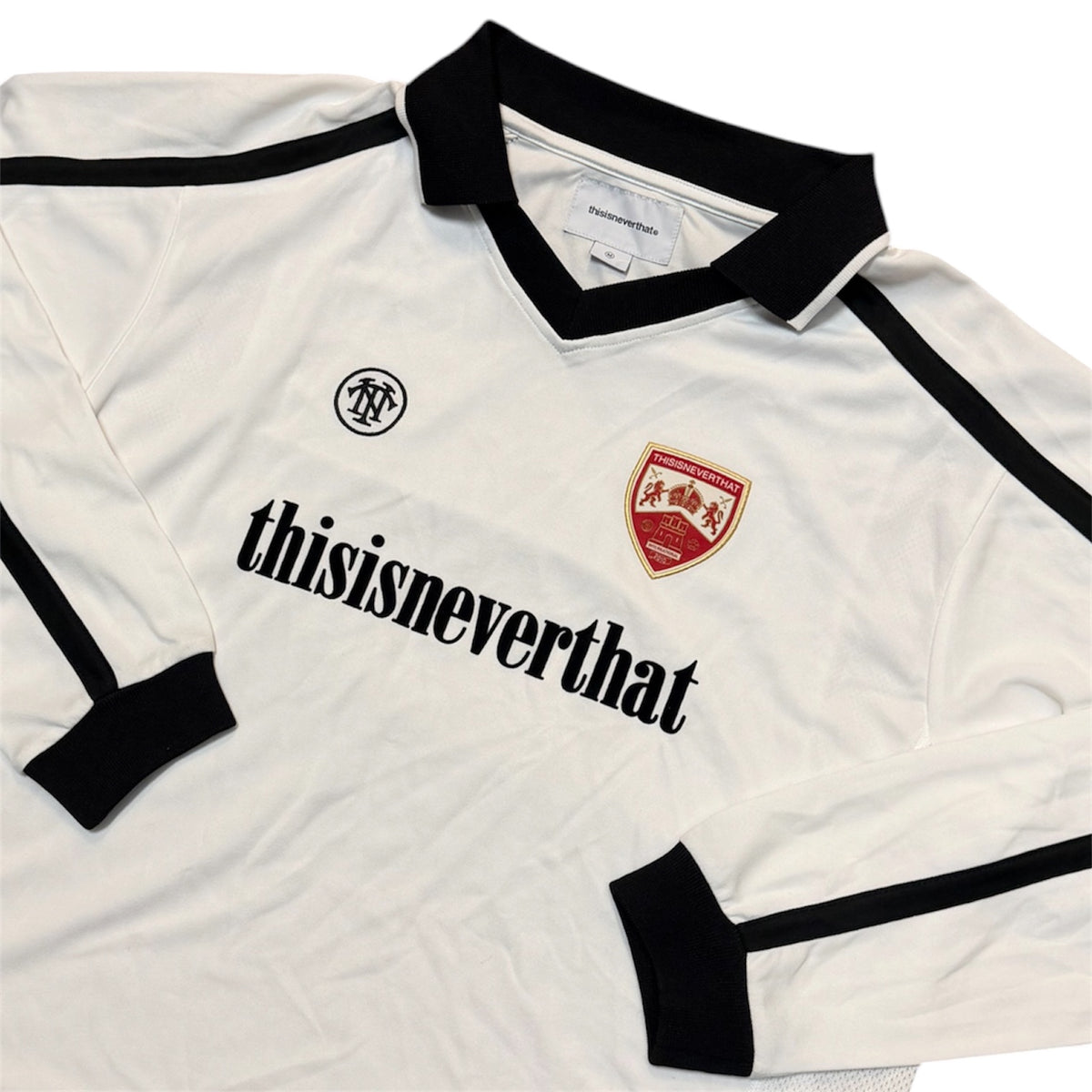 Thisisneverthat White Football Long Sleeve Jersey
