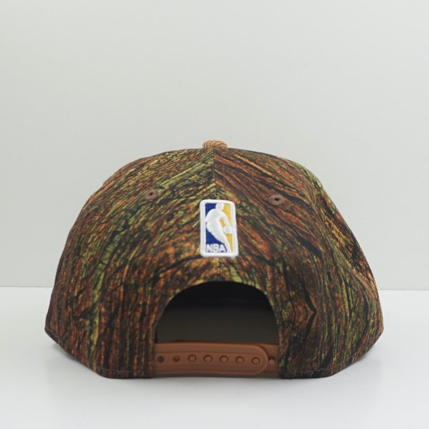 New Era Golden State Warriors Woodland Snapback Cap