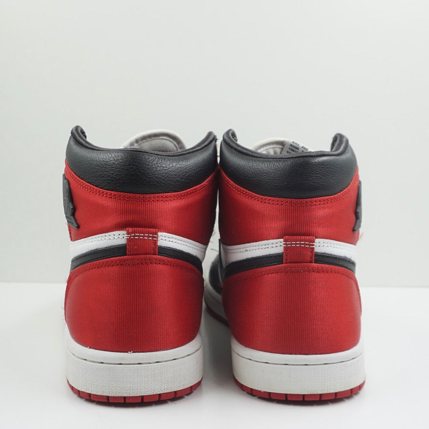 Jordan 1 Retro High Satin Black Toe (W)