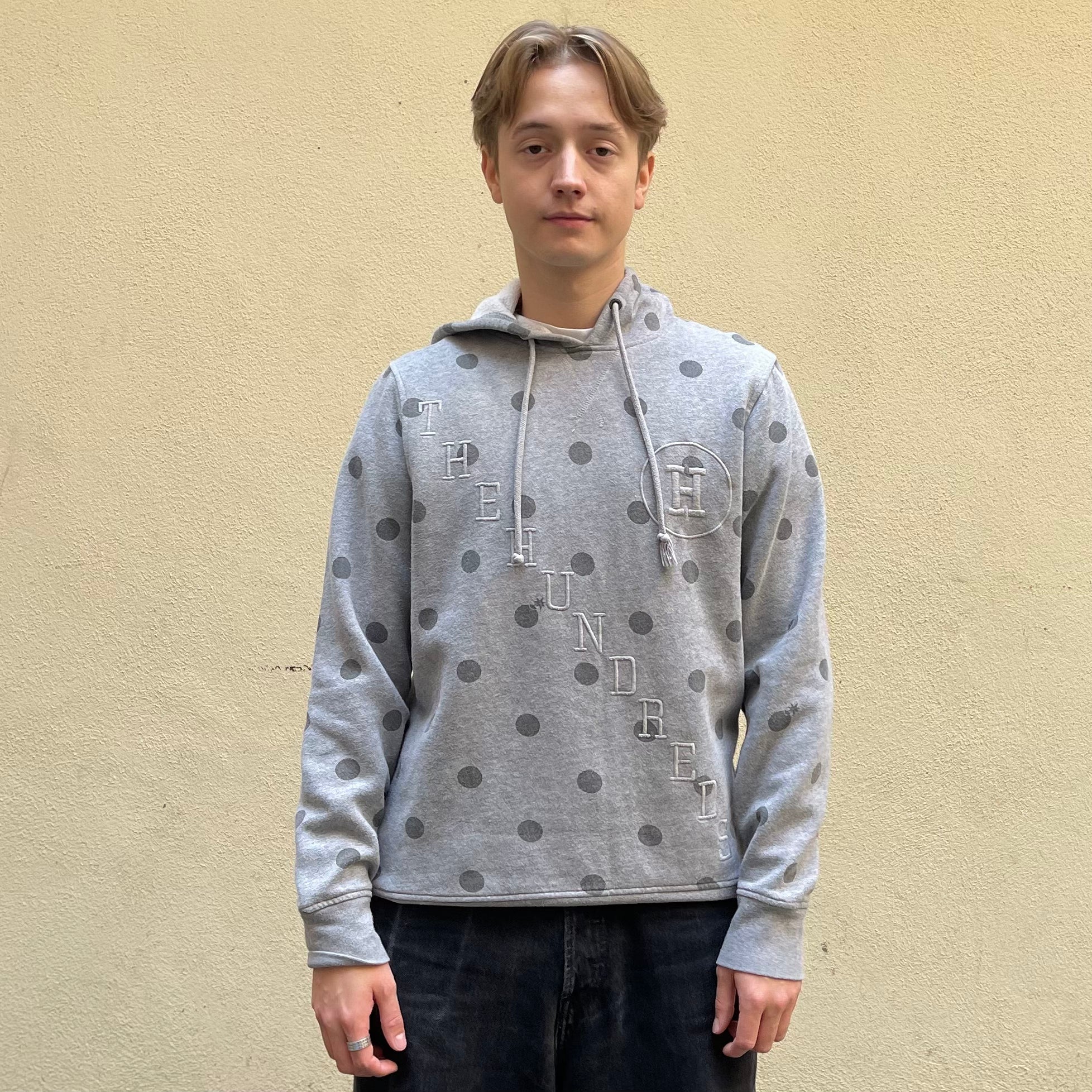 The Hundreds Dotted Grey Hoodie - Main Image