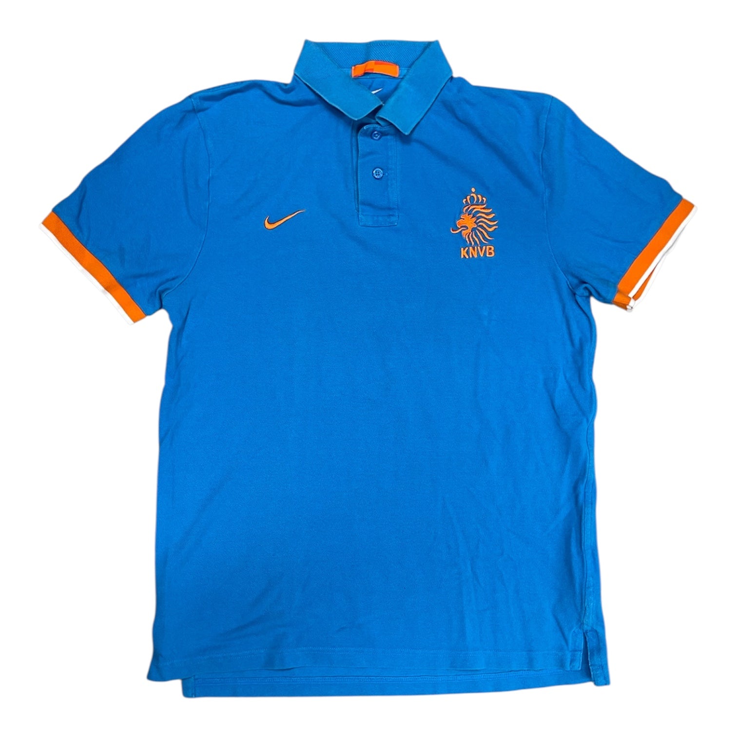 Nike Netherlands 2012/2013 Blue Polo Tshirt