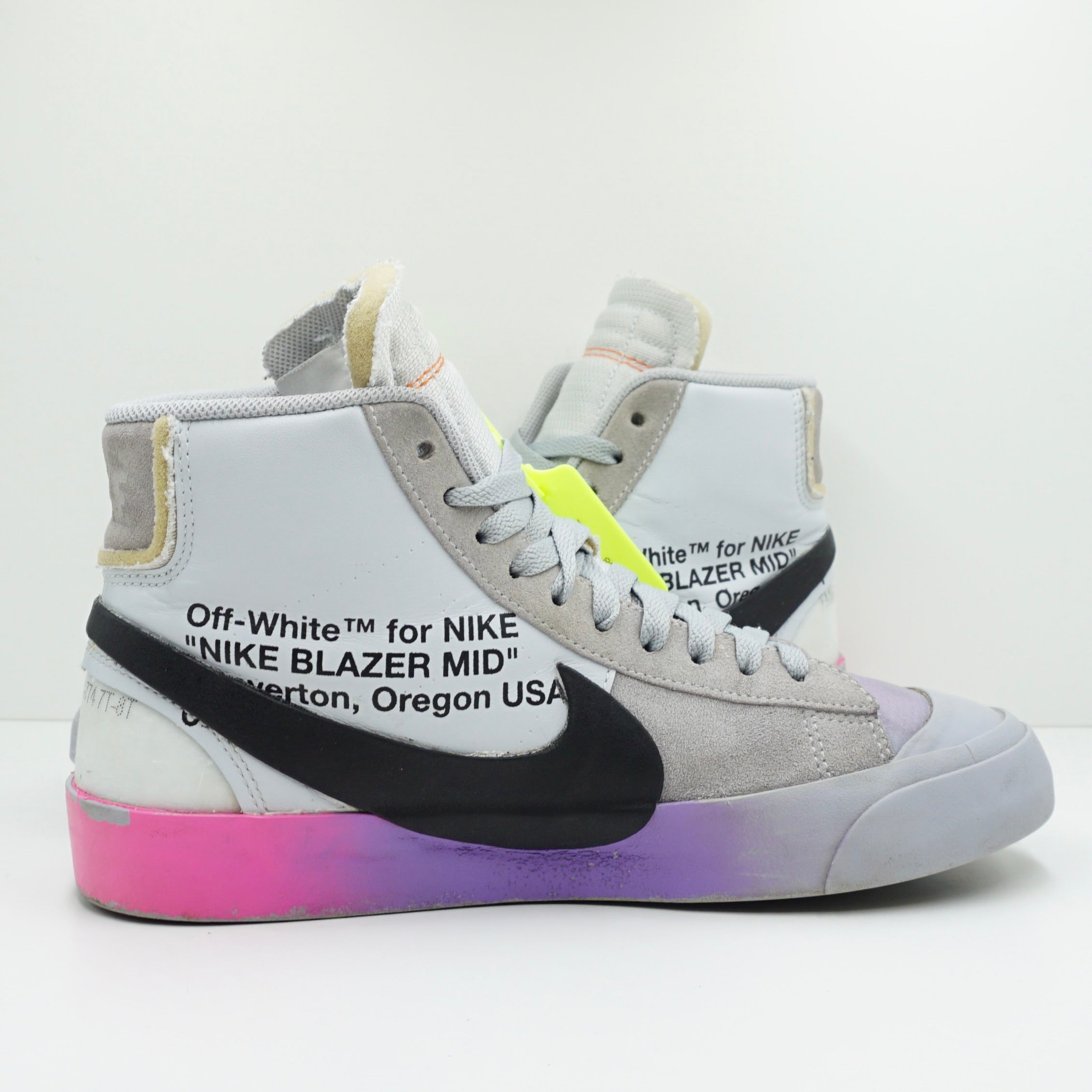 Nike Blazer Mid Off-White Wolf Grey Serena Queen