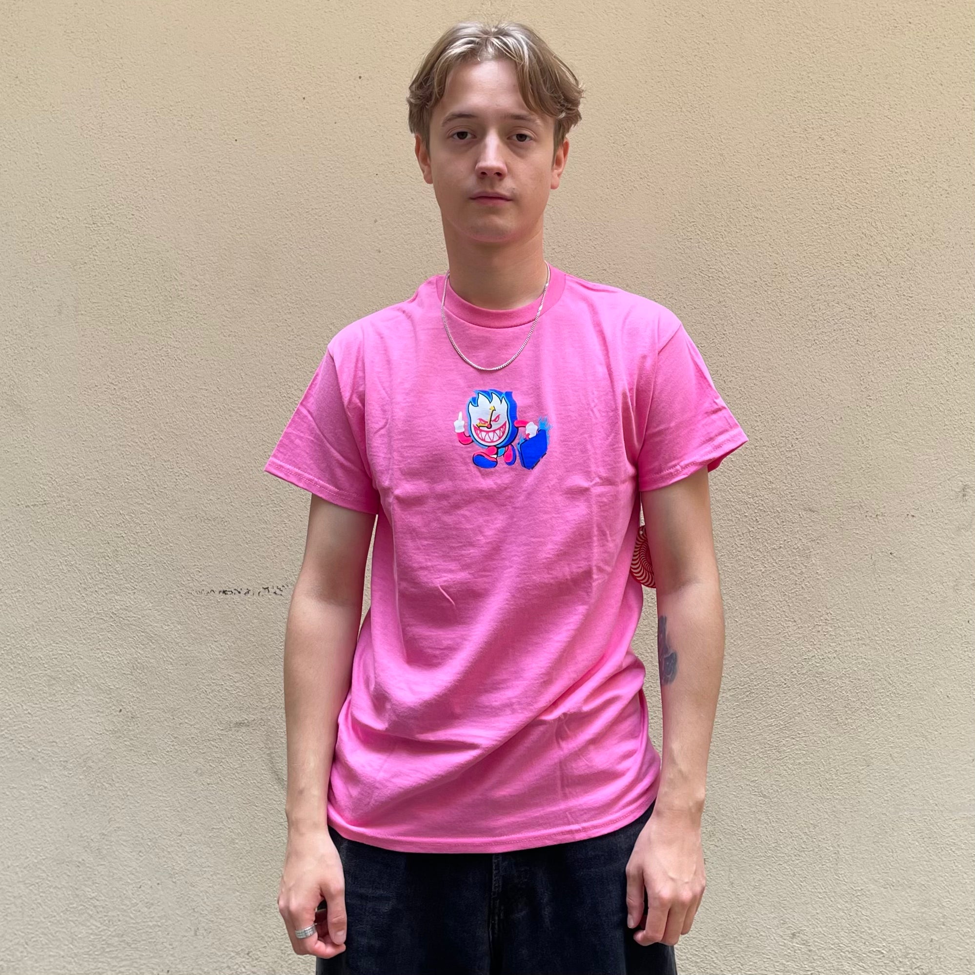 Spitfire Logo Pink Tshirt