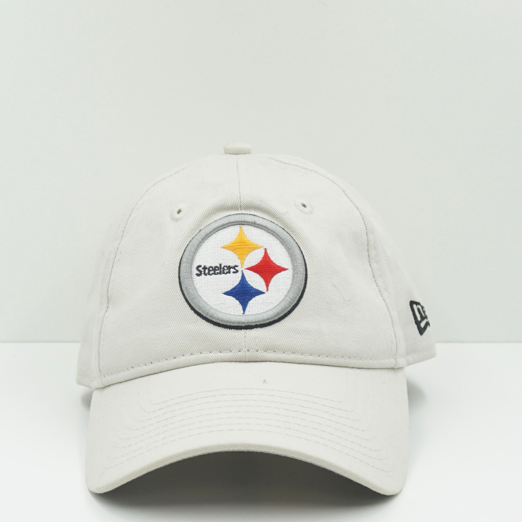 New Era Pittsburgh Steelers Beige Adjustable Cap