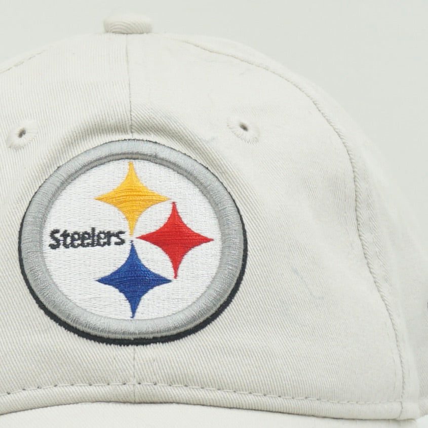 New Era Pittsburgh Steelers Beige Adjustable Cap