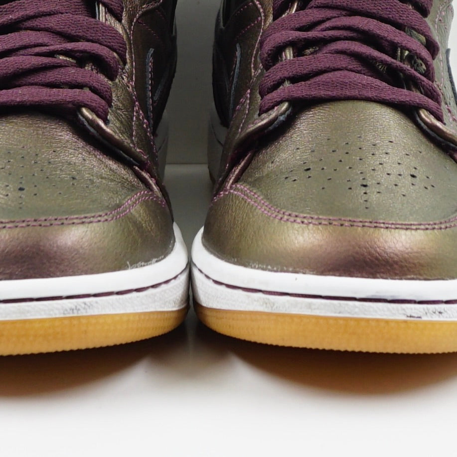 Jordan 1 Mid Nouveau Deep Burgundy Gum