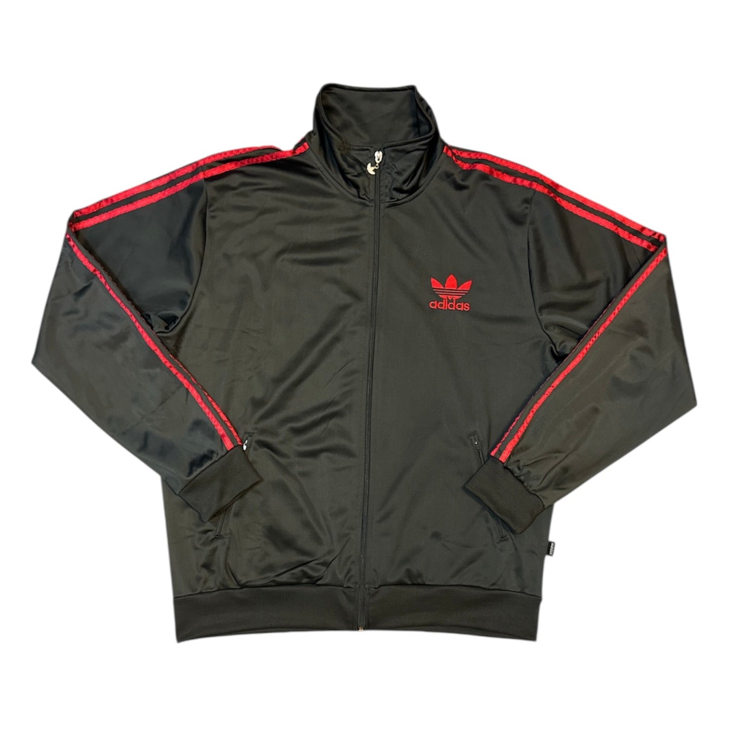 Adidas Red Black Track Top