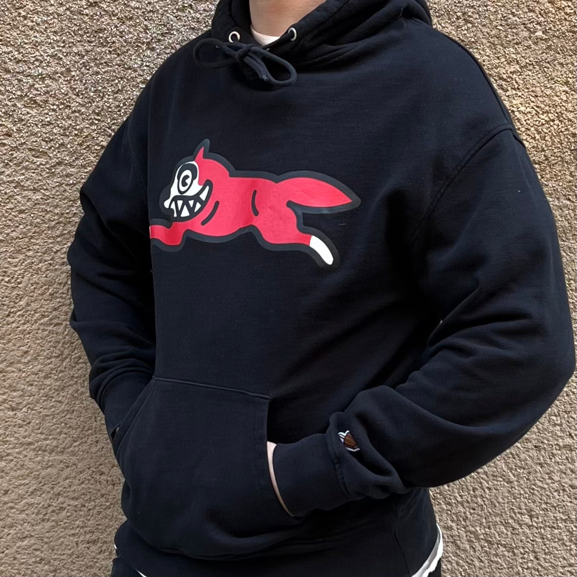 BBC Icecream Running Dog Hoodie Black